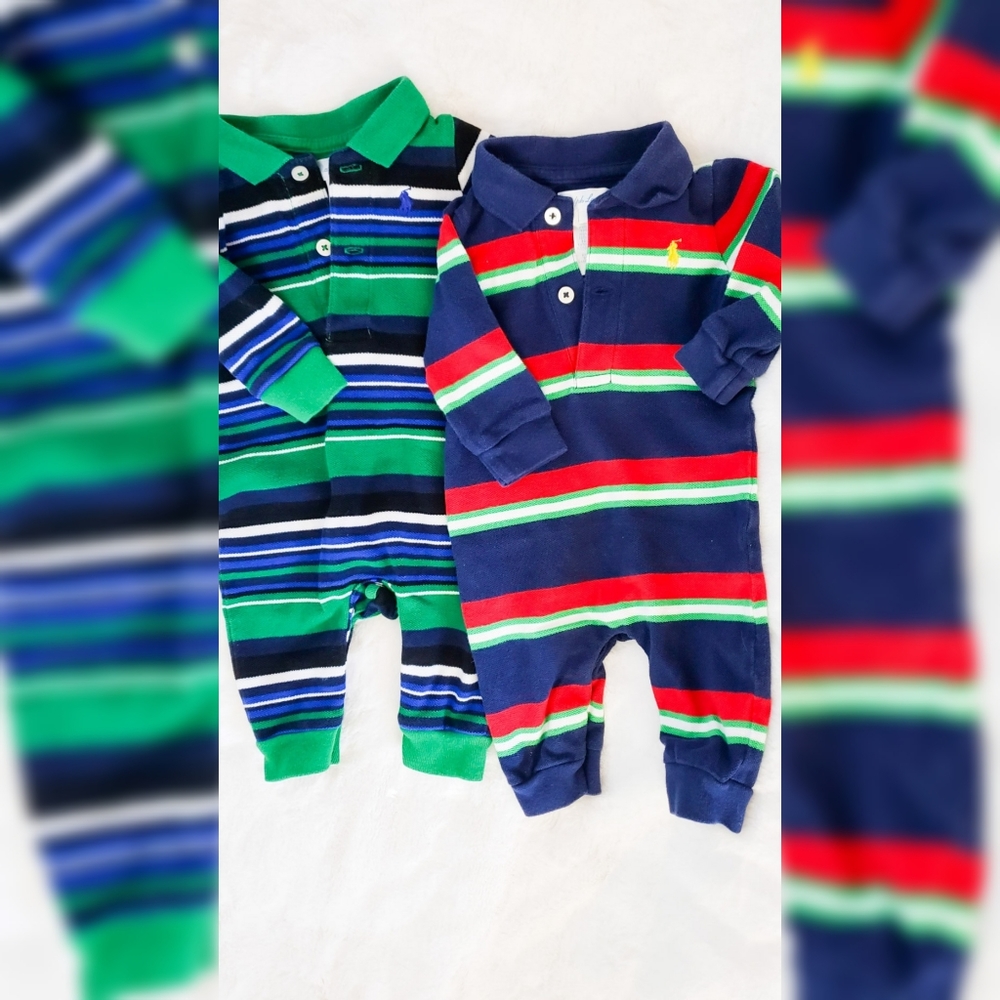3M Ralph Lauren Baby Onesies